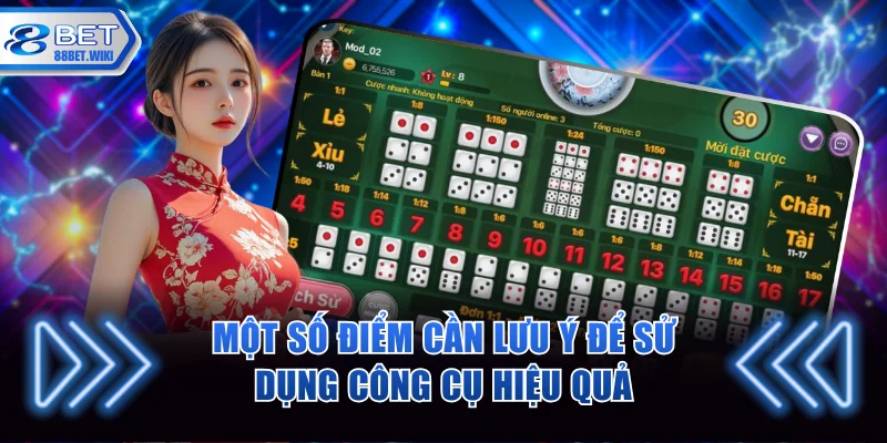 Một số điểm cần lưu ý để sử dụng công cụ hiệu quả